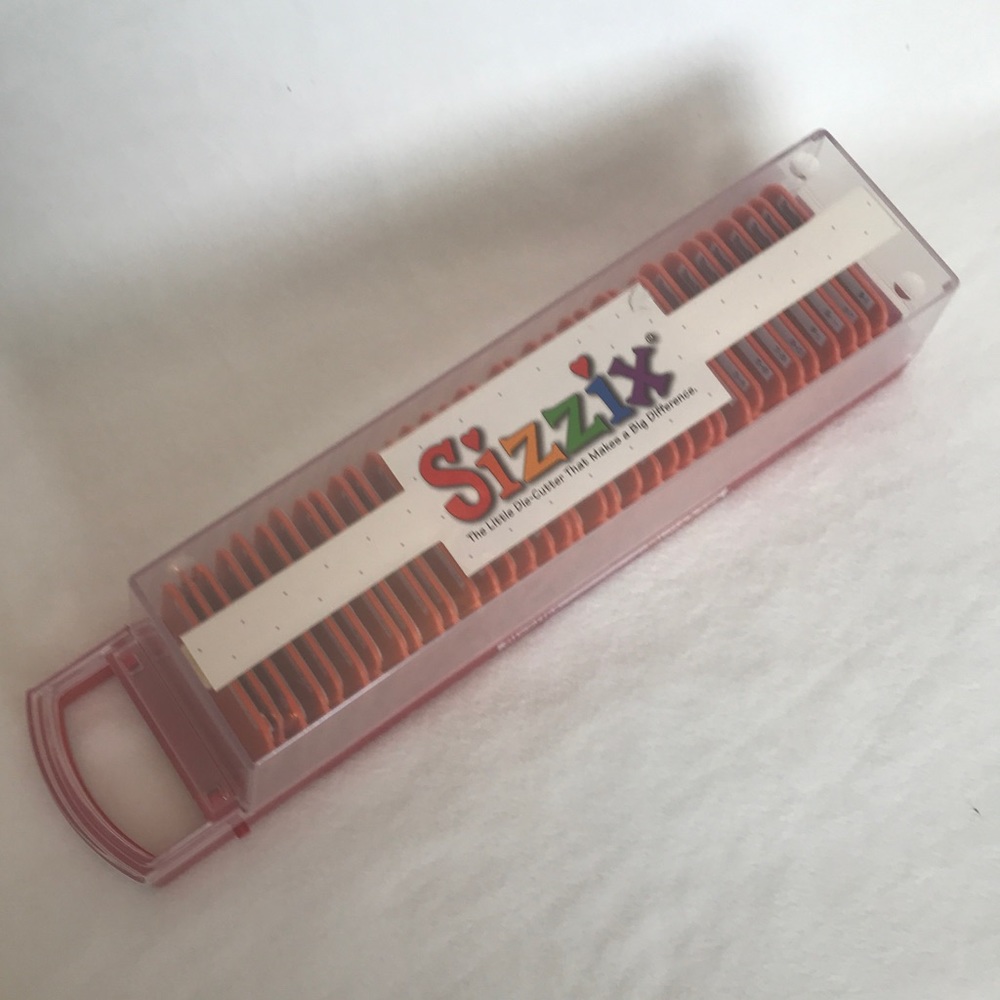 Sizzix Sizzlits “Graffiti” upper and lower case shadow alphabet/numbers die-cuts